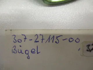 D2329 Yamaha RX 115 Verbindung 307-27115-00 Fußraste Hauptständer Fußstütze Blech - Bild 2