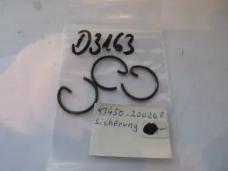 D3163 Yamaha DT 250 MX Sprengring 93450-20026 Kolbenbolzen Sicherung - Bild 1