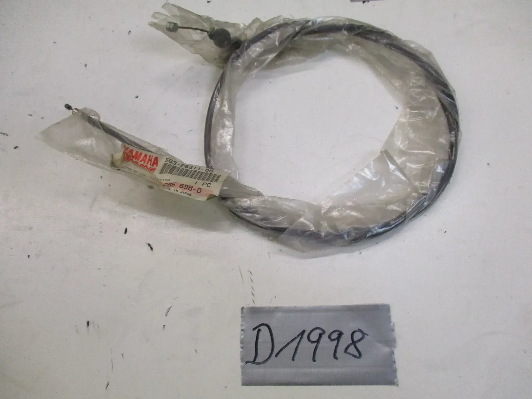 D1998 Yamaha CV 50_80 Beluga ET 5G3-26311-00 Gaszug Bowdenzug Gasseil throttle - Bild 1