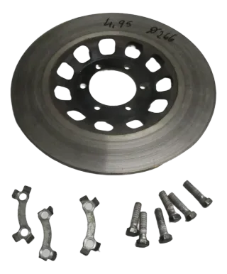 Yamaha RD 250_350 Typ 352 Bremsscheibe vorne Schrauben 4,95x266 mm - Bild 1