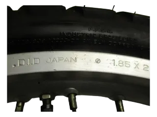 Honda XL 600 PD03 Felge vorne 1,85x21 Zoll Bremsscheibe 3,95 mm - Bild 4