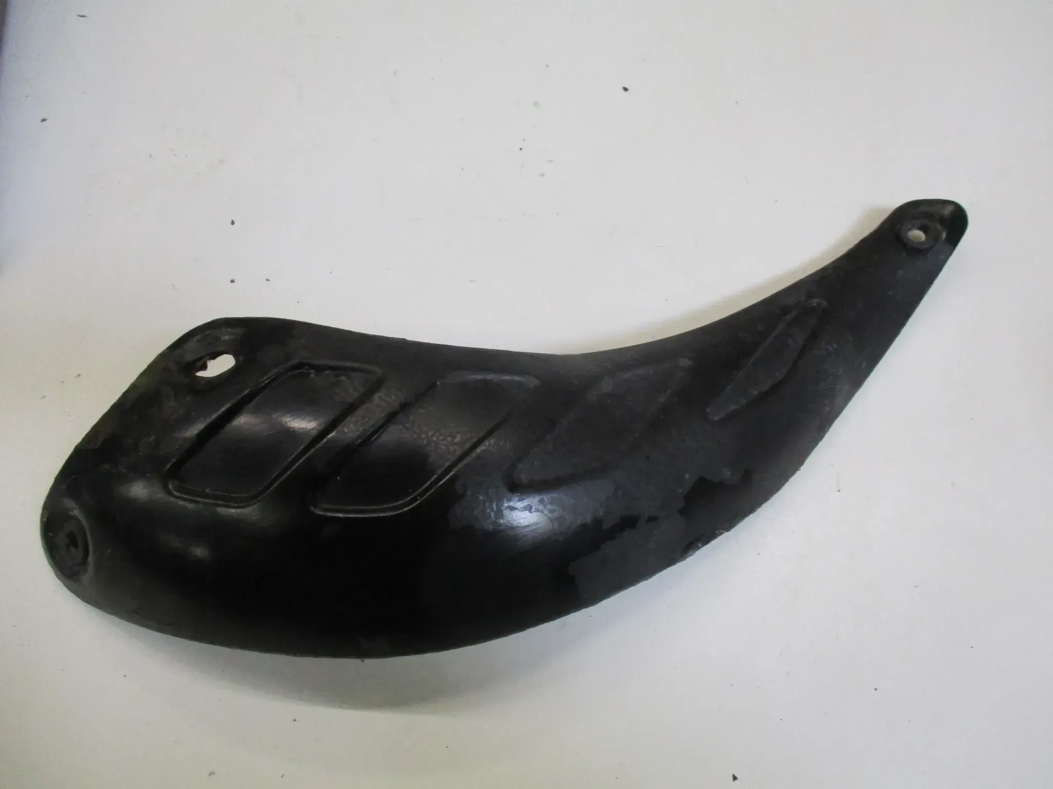 2. Yamaha TDR 125 5AN Bj97 Hitzeschild Auspuffkrümmer Schutz - Bild 1