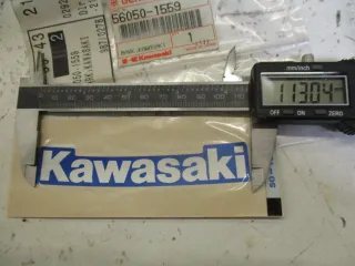 A1813 Schriftzug vorne Kawasaki ZZ-R 600_1100 Aufkleber 56050-1559 - Bild 3