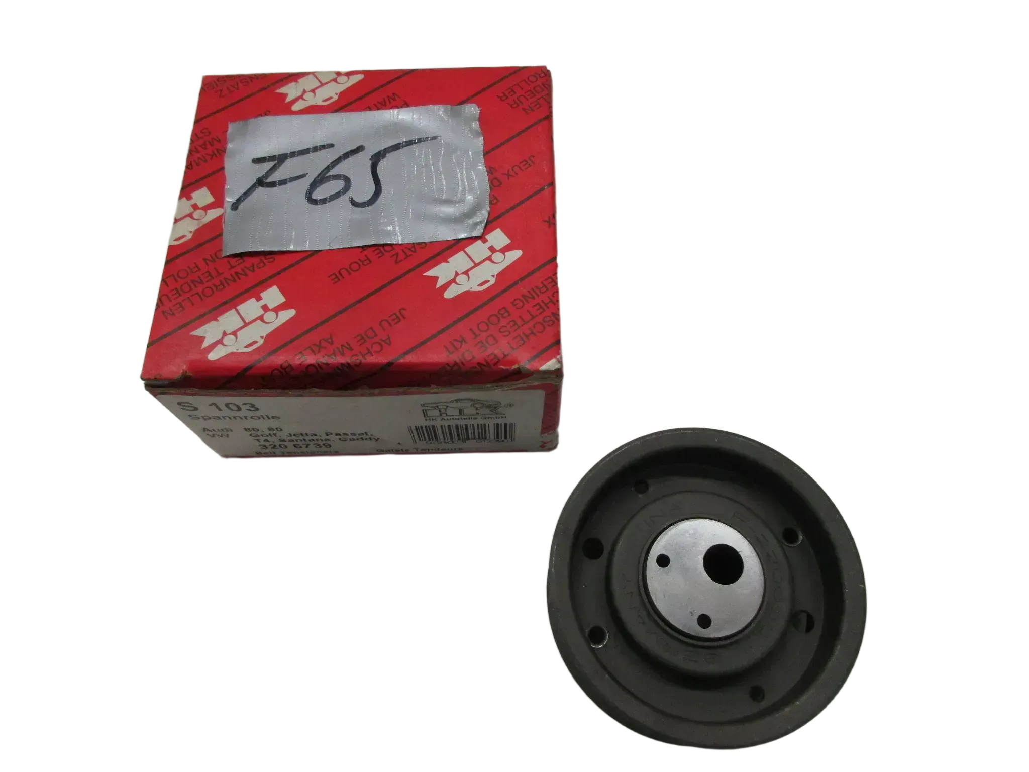 F65 VW Golf Jetta Audi Spannroller Keilriemen S103 Motor Motorspanner - Bild 1