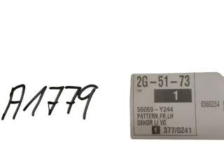 A1779 Kawasaki J 125_300 Dekorstreifen 56069-Y244 Emblem links - Bild 2