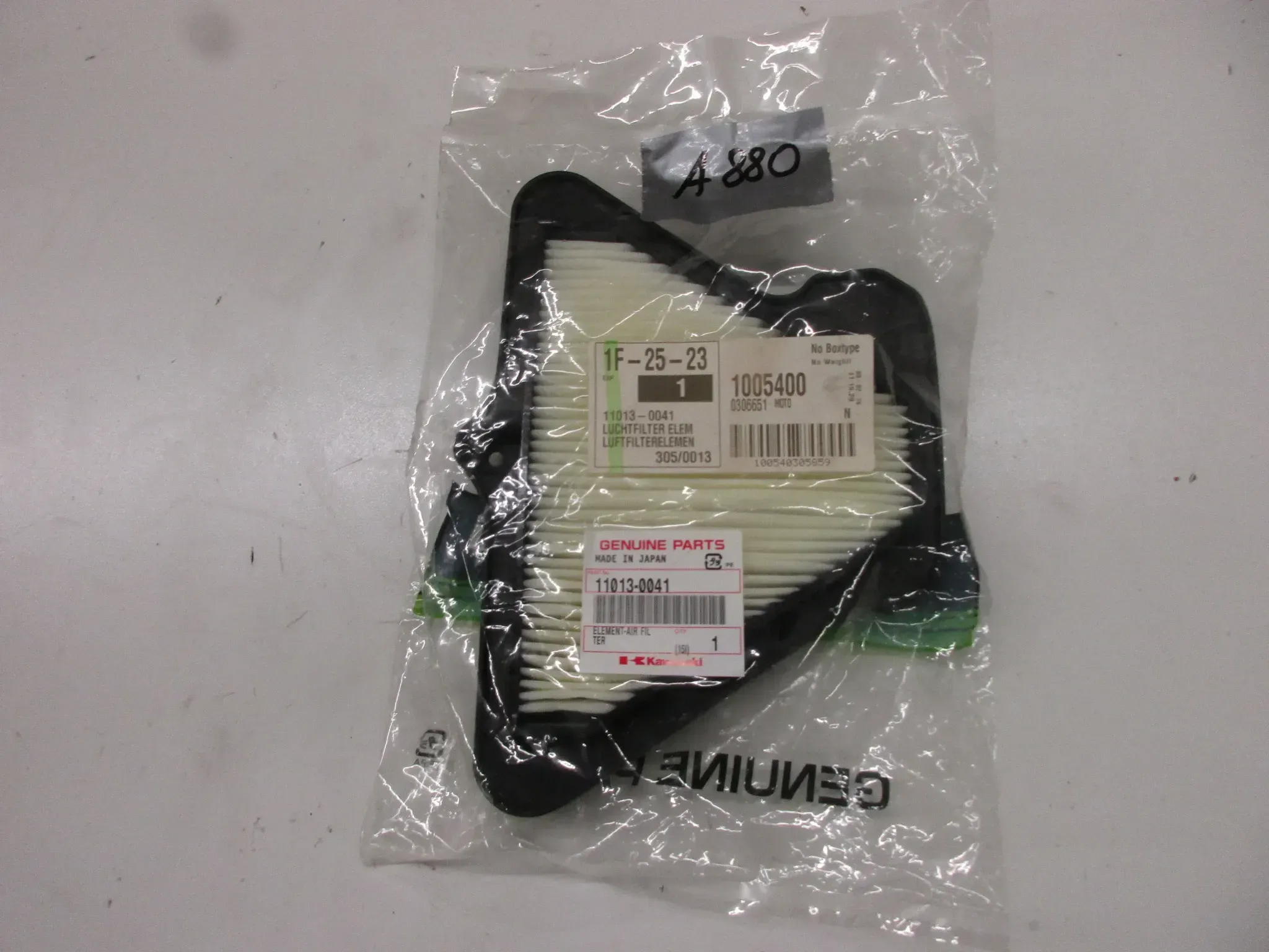 A880 Kawasaki ZX-10R Ninja Ersatzfilter Luftfilter 11013-0041 Filter Original Element air box - Bild 1