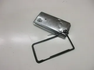 1. Kawasaki Z 550 LTD KZ550B Anlasserabdeckung mit Dichtung Motor Starter Deckel - Bild 2