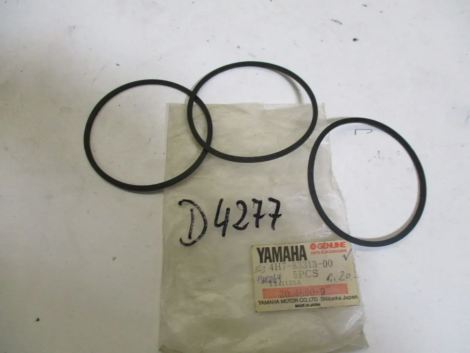D4277 Gummi 4H7-83313-00 Dichtung Yamaha SR 400_500 XV 535 Blinker vorne hinten - Bild 1