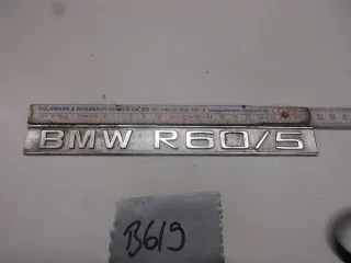 Emblem Typenschild B619 BMW R60/5 Platte Schriftzug Verkleidung Emblemschild - Bild 2