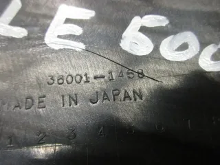 Heckverkleidung Verkleidung Z57 Kawasaki KLE 500 A links Sitzbank Seitendeckel - Bild 6
