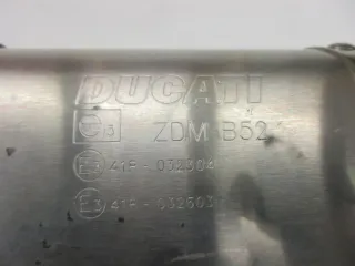 W669. Ducati 848_1198 Auspuff Endtopf e3 links Auspuffendtopf muffler 57411181A - Bild 4