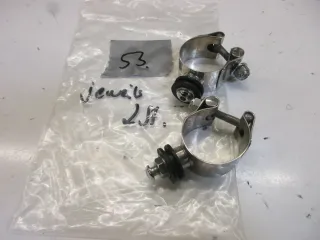 Auspuffschelle Krümmerschelle Halter 53. Harley Davidson Rohrschelle Klemme - Bild 1