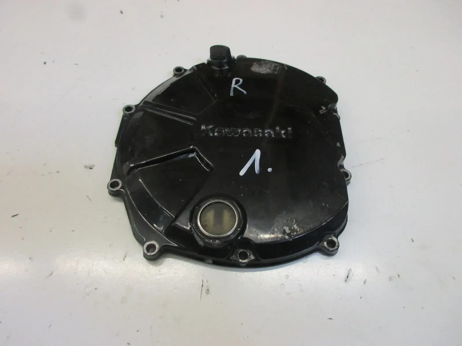 Kawasaki ZXR 750 H Stinger Kupplungsdeckel rechts (1) Motordeckel Gehäusedeckel - Bild 1