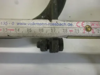 Hauptständer B402 BMW R50_R60_R69 Mittelständer mit Bolzen Oldtimer main stand - Bild 7
