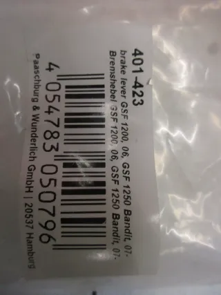 E912. Suzuki GSF 1200_1250 Bandit Bremshebel Hebel 57420-17C00 Lenker Bremse brake - Bild 4