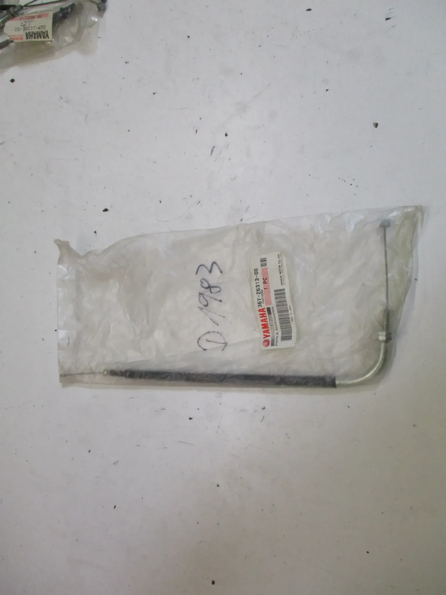 D1983 Yamaha FJ 1200 Gaszugseil ET 36Y-26313-00 Gaszug 3 Bowdenzug throttle - Bild 1