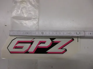 A1690 Kawasaki GPZ 500 S Aufkleber Verkleidung Emblem 56050-1591 Dekor Original - Bild 3