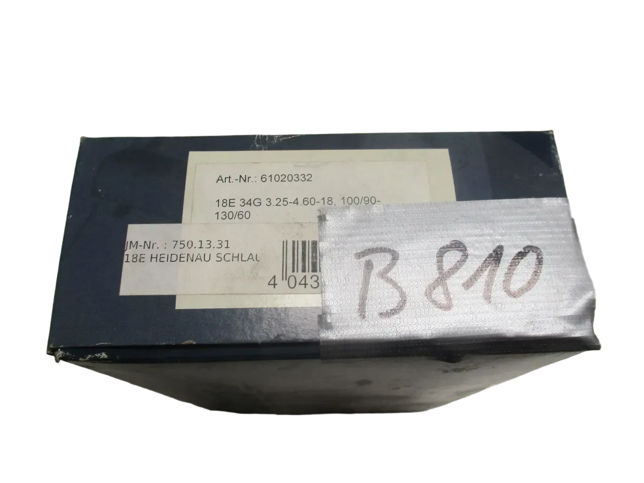 B810 Heidenau Schlauch 34G 100/90 130/60 3.25_4.60-18 Zoll Reifen - Bild 1
