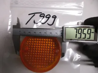 T999 Kawasaki_Honda_Suzuki_Yamaha Blinkerglas Ersatzglas 244-54 Zubehör - Bild 6