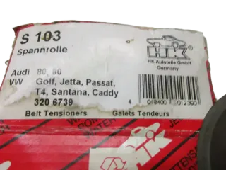 F66 VW Golf Jetta Audi Spannroller Keilriemen S103 Motor Motorspanner - Bild 5