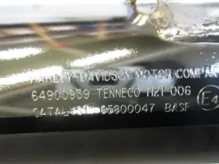 J374 Harley Davidson Softail Street Bob FXBBS Auspuff Schalldämpfer 64900939 Endtopf muffler - Bild 7