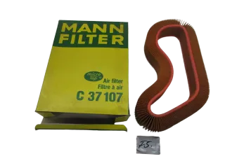 F5 Mann Mercedes W 201 Ersatzfilter C37107 Luftfilterkasten Motorluftfilter - Bild 1