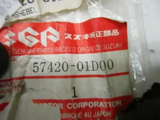 A114. Suzuki GS 500 E_T Bremshebel für Bremspumpe Hebel Lenker brake 57420-01D00 - Bild 4