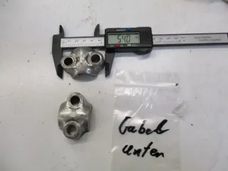 3. Honda GL 1100 SC02 Goldwing Gabelschuh Steckachse vorne unten Gabel Halter - Bild 1