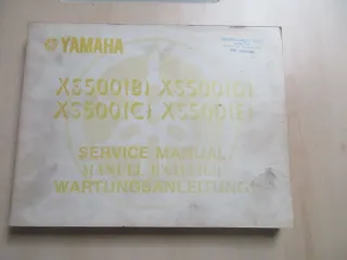Yamaha XS 500 (B) XS 500 Handbuch Wartungsanleitung Fahrerhandbuch 371-28197-81 - Bild 1