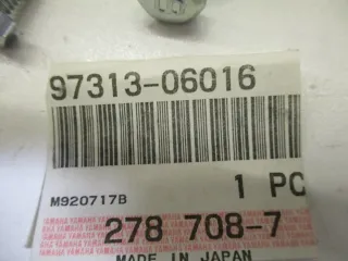 D2168 Yamaha XT 125_DT 50_XT600_XJ 900F Schraube ET 97313-06016 Verkleidung Kühler - Bild 2