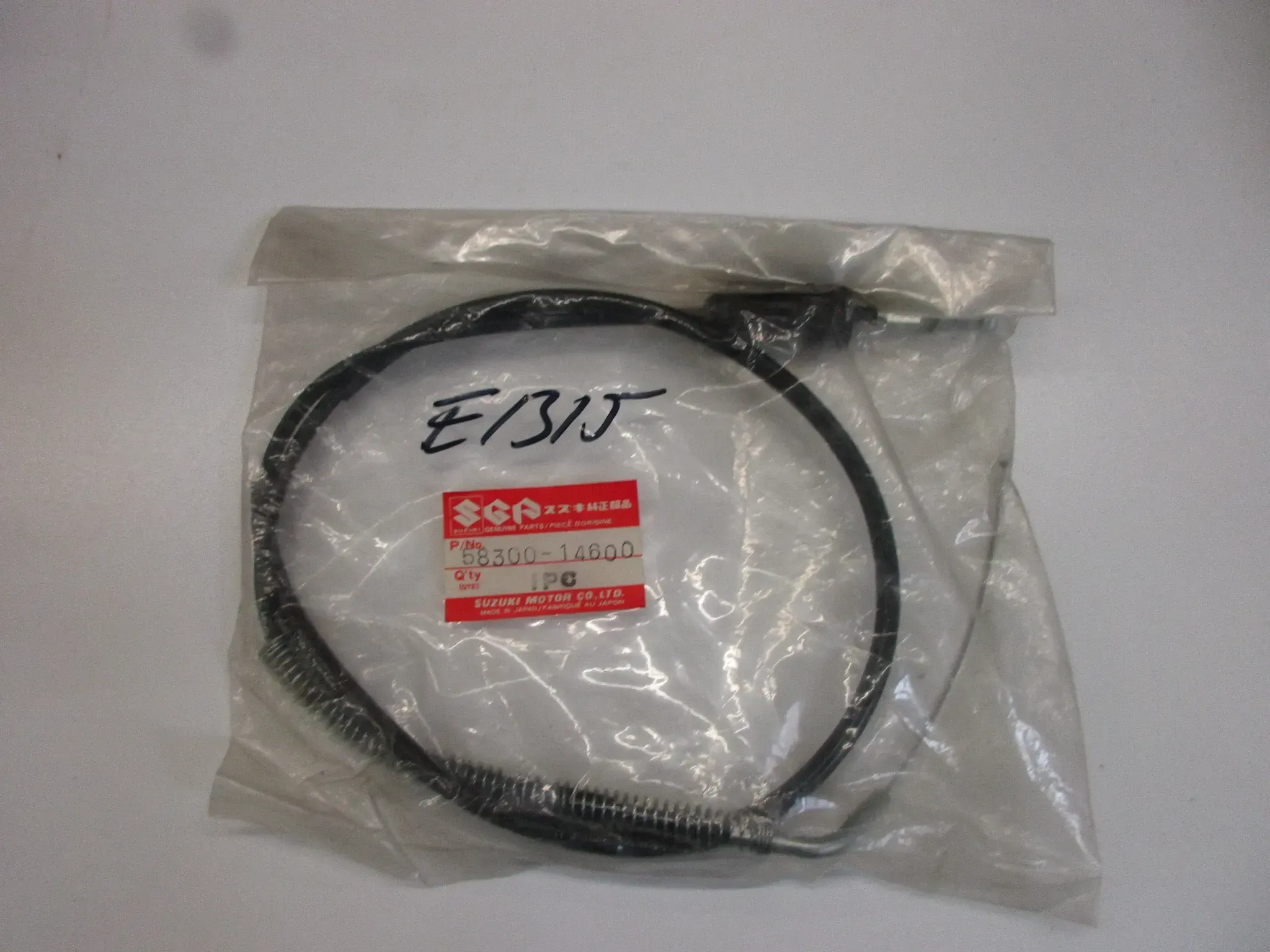 E1315 Suzuki RM 250 84-87 Gaszug Gaszugseil 58300-14600 bowdenzug - Bild 1