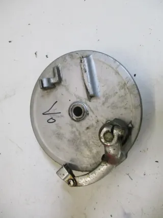 4. Honda XL 250 K4 S SL Bj.77 Bremstrommel Bremsankerplatte vorne brake drum front - Bild 2