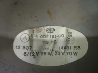 B457 Hella Scheinwerfergehäuse Lampenschale 14431R8 55W 6/12V Gehäuse Oltdimer - Bild 6
