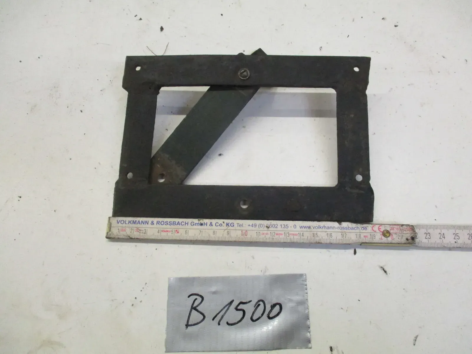 Oldtimer Kennzeichenhalter Kennzeichen B1500 Dnepr Ural BMW Victoria Zündapp EMW - Bild 1