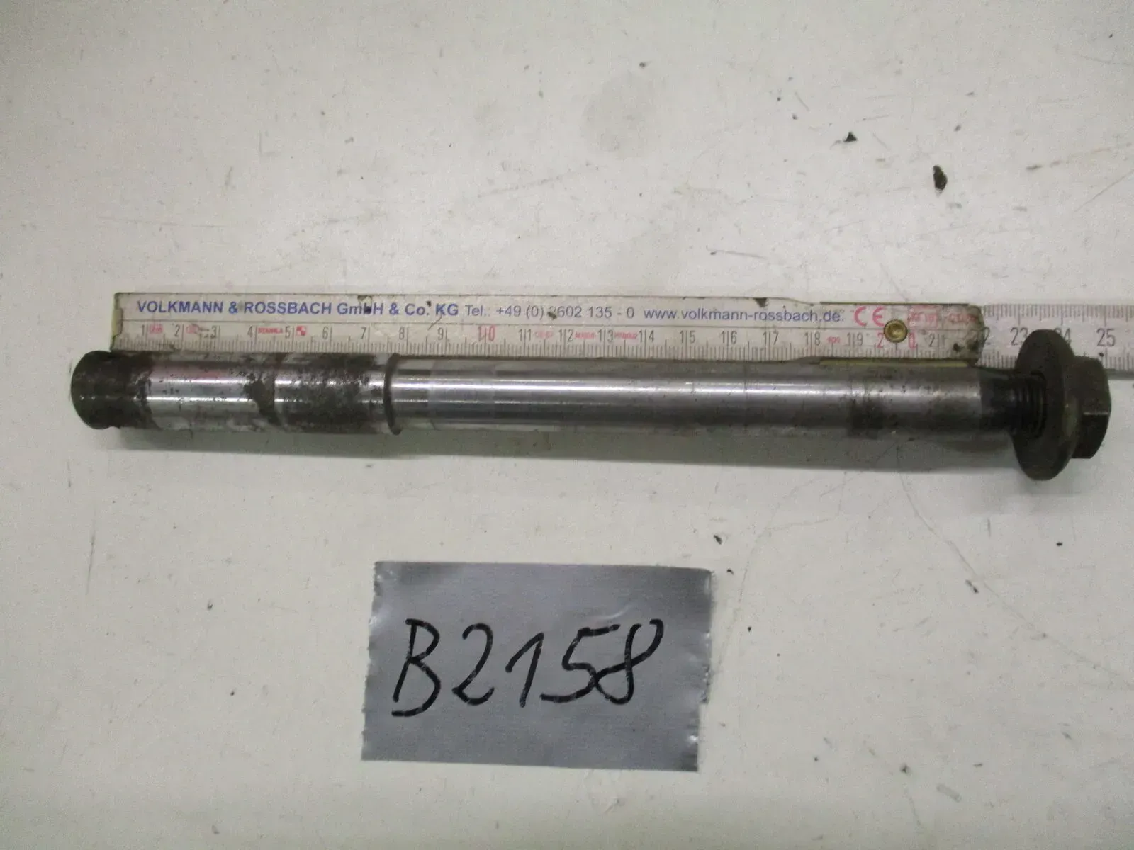 Steckachse Achse vorne 245x17 mm B2158 BMW R45_65 Felge Vorderradachse Bolzen ax - Bild 1