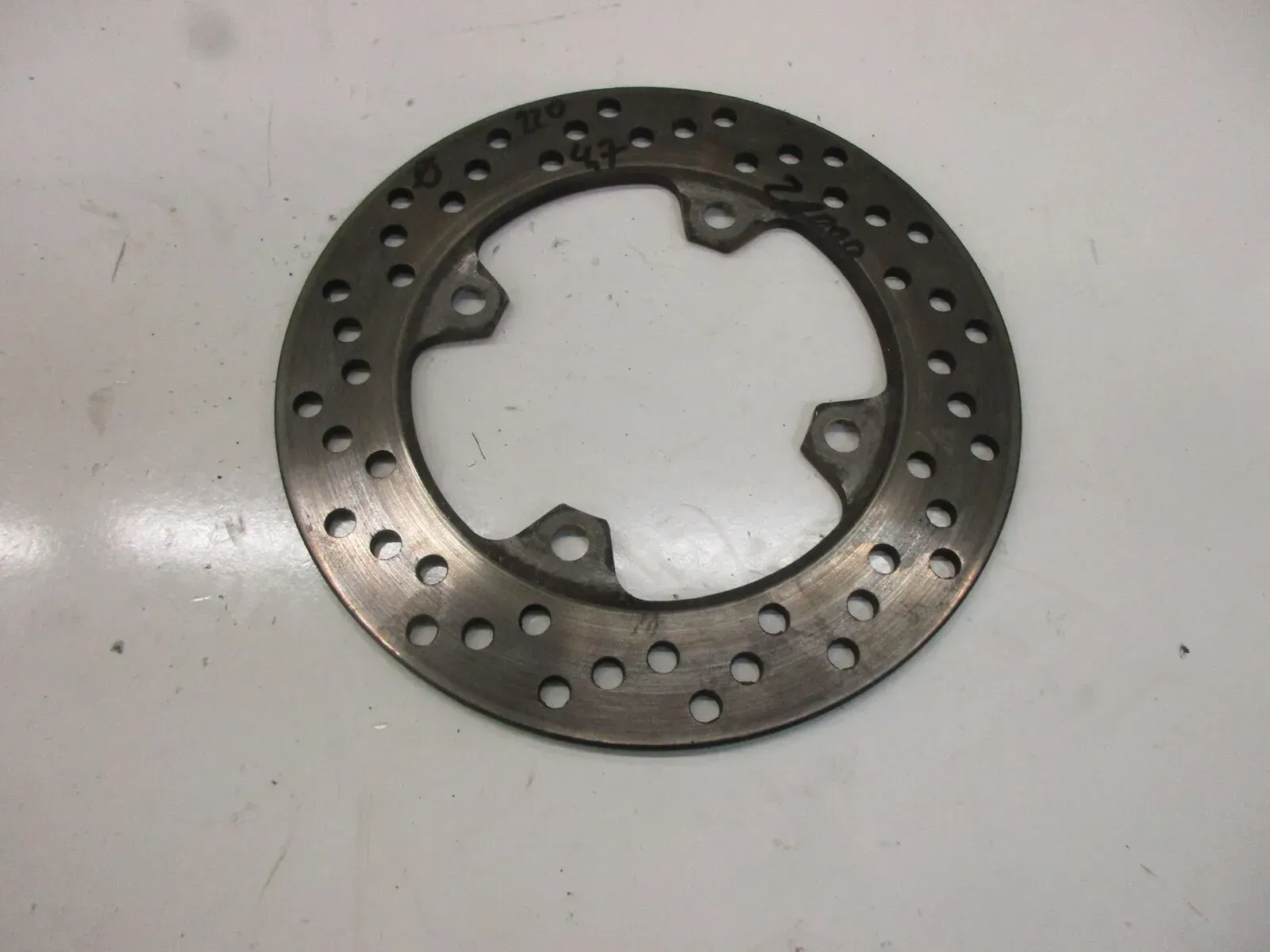 1. Kawasaki Z 1000 ZRT 00 A Bremsscheibe hinten 4,7 mm Scheibenbremse Bremse - Bild 1