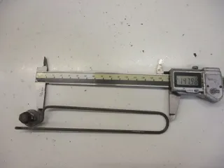 Bremsleitungsführung Gabel 2. SUZUKI DR 800 S BIG SR43B Führung Halter Öse Streb - Bild 1