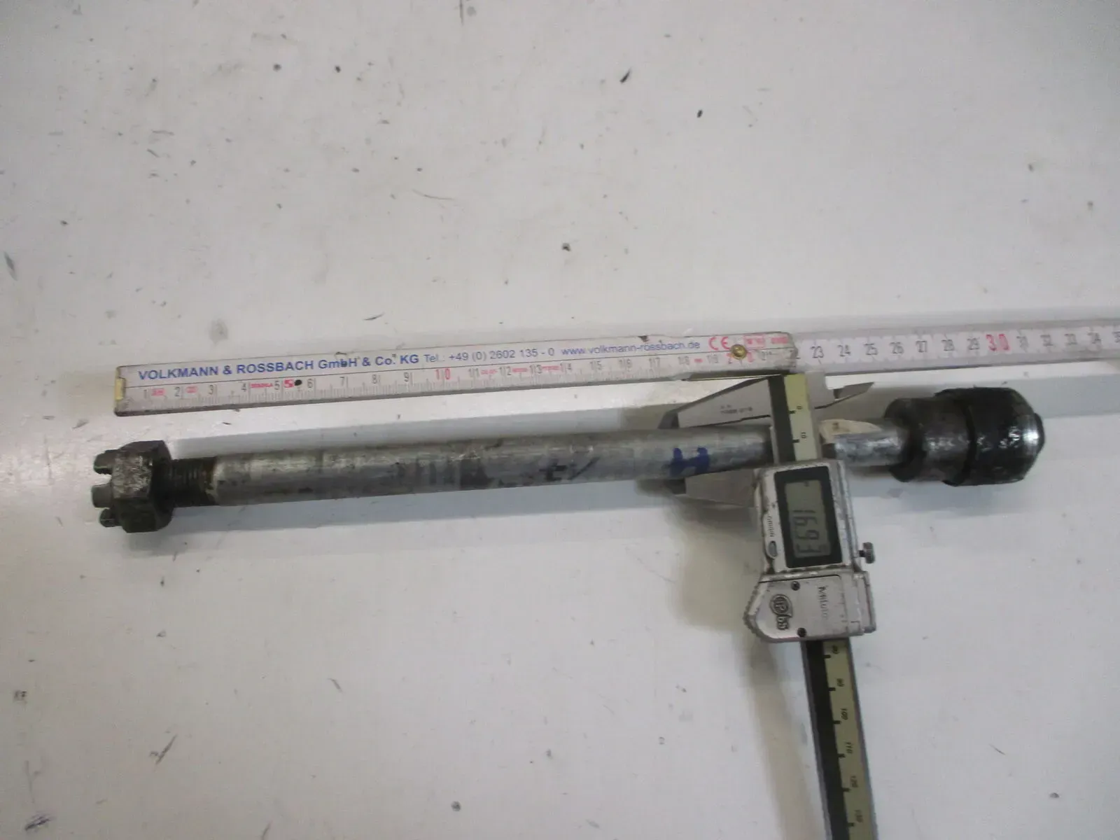 1. Kawasaki EN 500 EN500A Steckachse (1) Achse 17 mm hinten axle rear - Bild 1