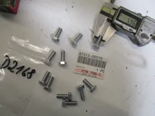 D2168 Yamaha XT 125_DT 50_XT600_XJ 900F Schraube ET 97313-06016 Verkleidung Kühler - Bild 1