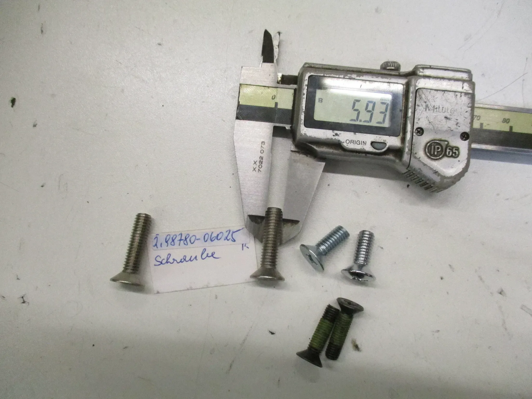 D2192 Yamaha XV_DT_XS_YZF_FZR Schraube Schraubensatz Konvolut Senkschrauben M5 - Bild 1