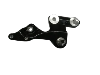 J498 Harley Davidson Low Rider Street Bob M8 Fußrastenhalter rechts Auspuffhalter rechts Fussraste - Bild 1