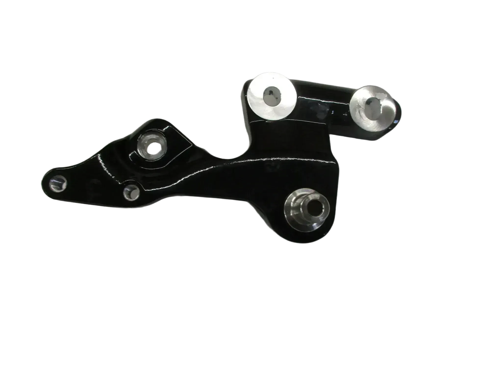 J498 Harley Davidson Low Rider Street Bob M8 Fußrastenhalter rechts Auspuffhalter rechts Fussraste - Bild 1