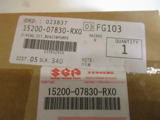 E581. Suzuki Dichtung Benzinpumpe 15200-07830-RX0 O-Ring Motor Pumpe - Bild 4