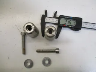 3. Kawasaki ZR-7 S ZR750F Lenkergewichte Vibrationsdämpfer links rechts Lenker - Bild 1