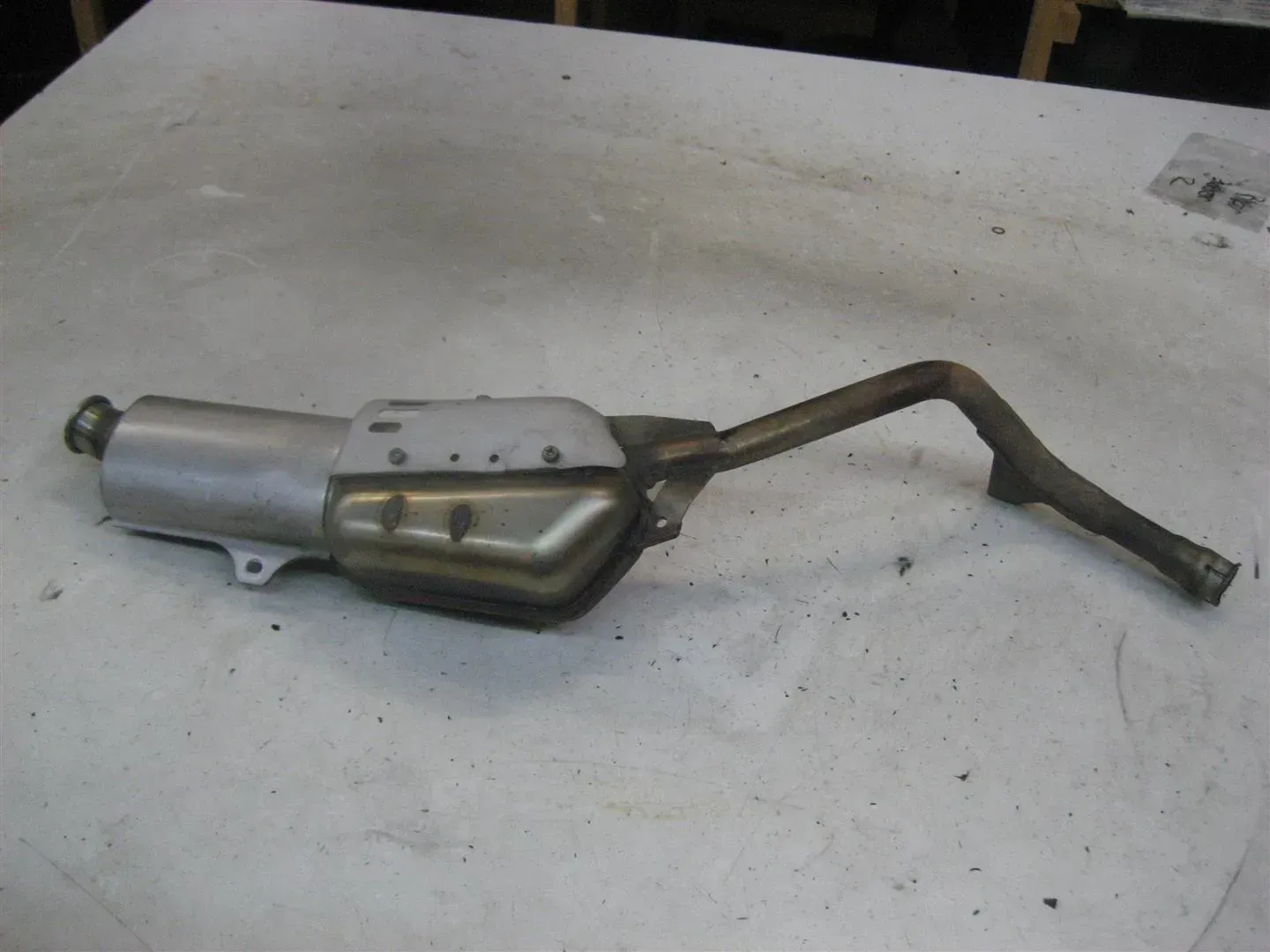 CAGIVA CANYON 500 M1 AUSPUFFENDTOPF AUSPUFF LINKS ENDTOPF EXHAUST - Bild 1