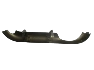 K78 Harley Davidson Dyna Hitzeschild Krümmer Krümmerblende Hitzeschutz - Bild 7