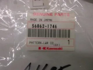 A1685 Kawasaki KLE 500 A Aufkleber Verkleidung Emblem rechts 56062-1746 Dekor Original - Bild 4