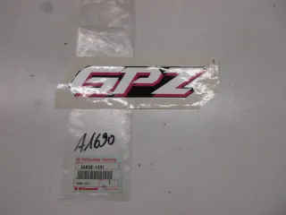 A1690 Kawasaki GPZ 500 S Aufkleber Verkleidung Emblem 56050-1591 Dekor Original - Bild 1