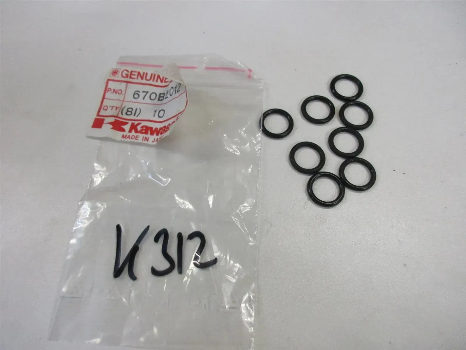 K312 Kawasaki KX 65_85 KLF 300 O-Ring Dichtung Motor Bremspedal 670B2012 - Bild 1