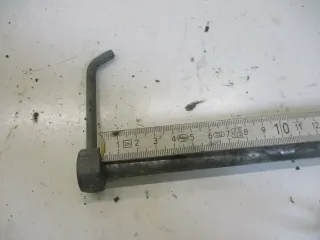 1. Kawasaki KDX 175  DX175B Steckachse 12 mm Achse vorne axle front - Bild 3